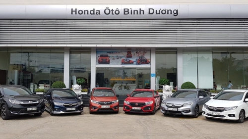 Bình Dương: Đại lý Honda Ôtô Bình Dương - Thuận An